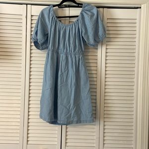 Old Navy Open Back Blue Dress
